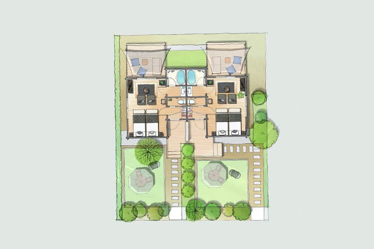 テラスハウス：写真